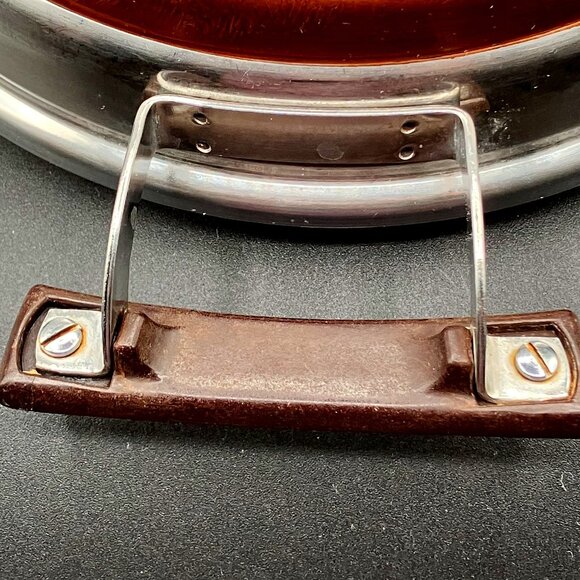 1950's Presto Twin Bakelite Handle Copper Core Skillet With Lid - Picture 7 of 11